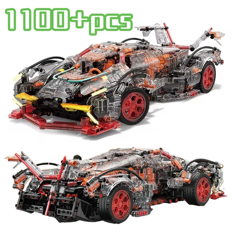 Технический гоночный автомобиль, строительные блоки, городской прозрачный спортивный автомобиль, кристалл Lamborghinis V12, модель собрать кирпичи, игрушки, подарок для ребенка 
Технический гоночный автомобиль, строительные блоки, городской прозрачный спортивный автомобиль, кристалл Lamborghinis V12, модель собрать кирпичи, игрушки, подарок для ребенка