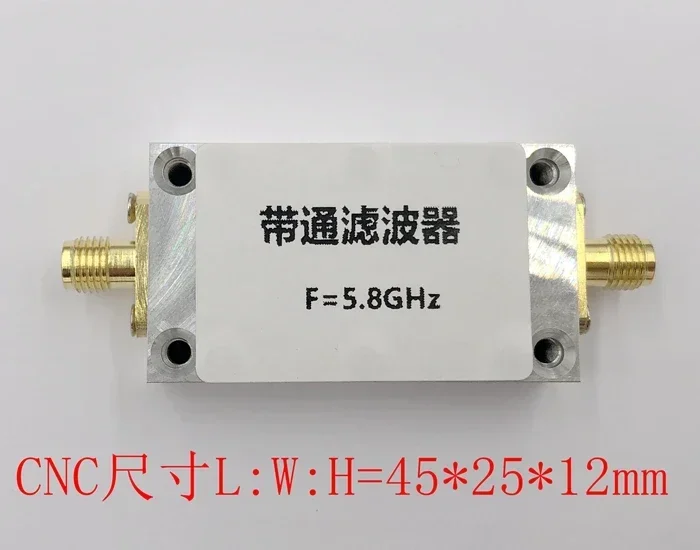 5.8GHz Band-pass Filter Wireless Image Transmission Filter Wifi and Other Receivers Anti-interference Dedicated SMA
5.8GHz Band-pass Filter Wireless Image Transmission Filter Wifi and Other Receivers Anti-interference Dedicated SMA