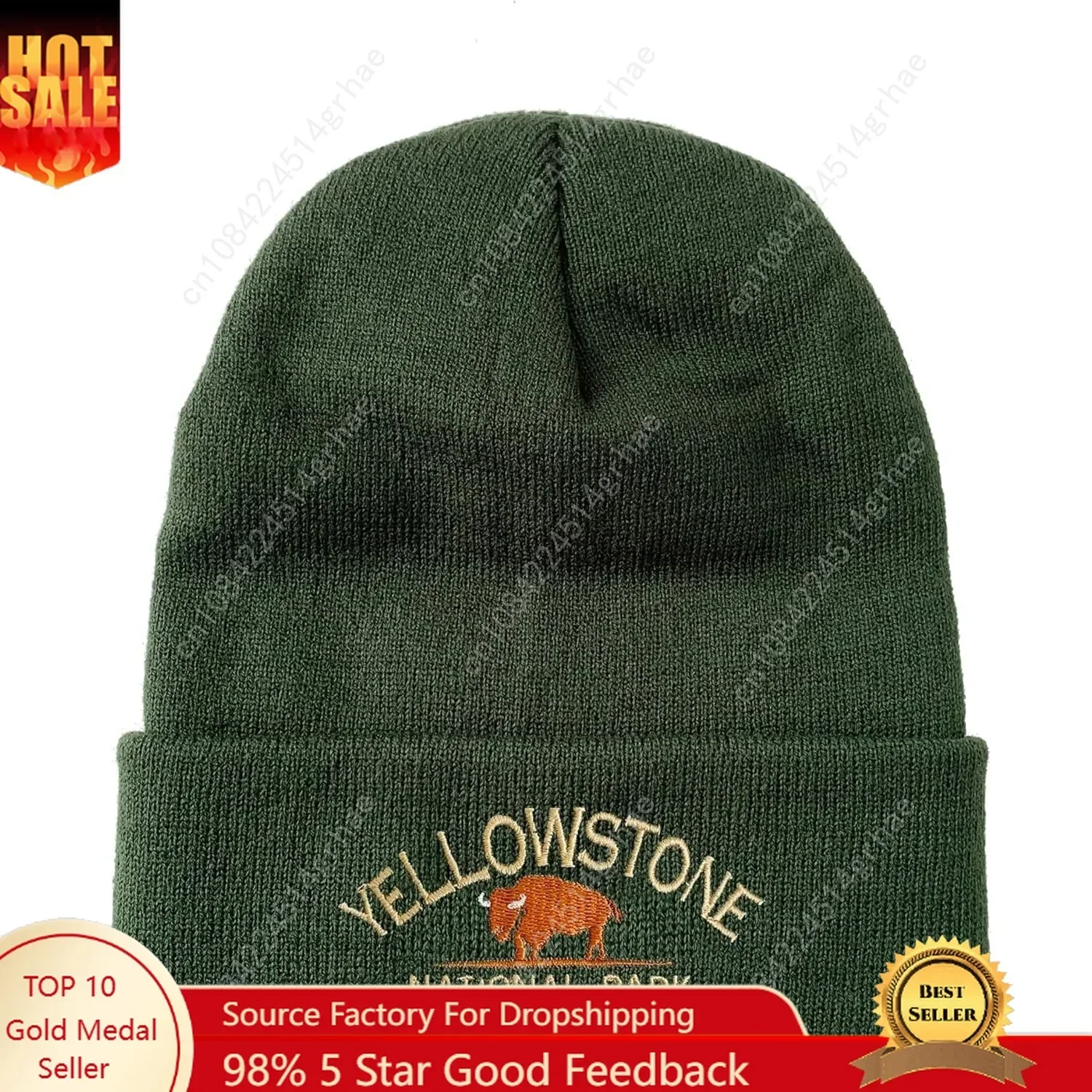 USmania Yellowstone National Park Embroidered Beanie Winter Hat
USmania Yellowstone National Park Embroidered Beanie Winter Hat