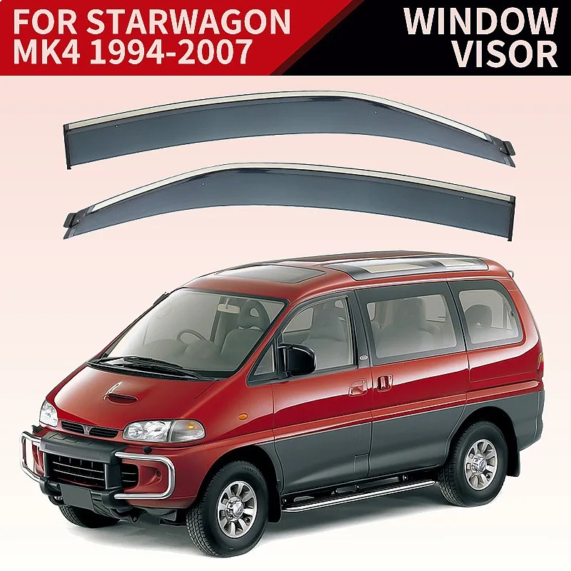For Mitsubishi Starwagon 1994-2007 Car Window Visor Rain Sun Shade Awning Shield Side Deflector
For Mitsubishi Starwagon 1994-2007 Car Window Visor Rain Sun Shade Awning Shield Side Deflector
