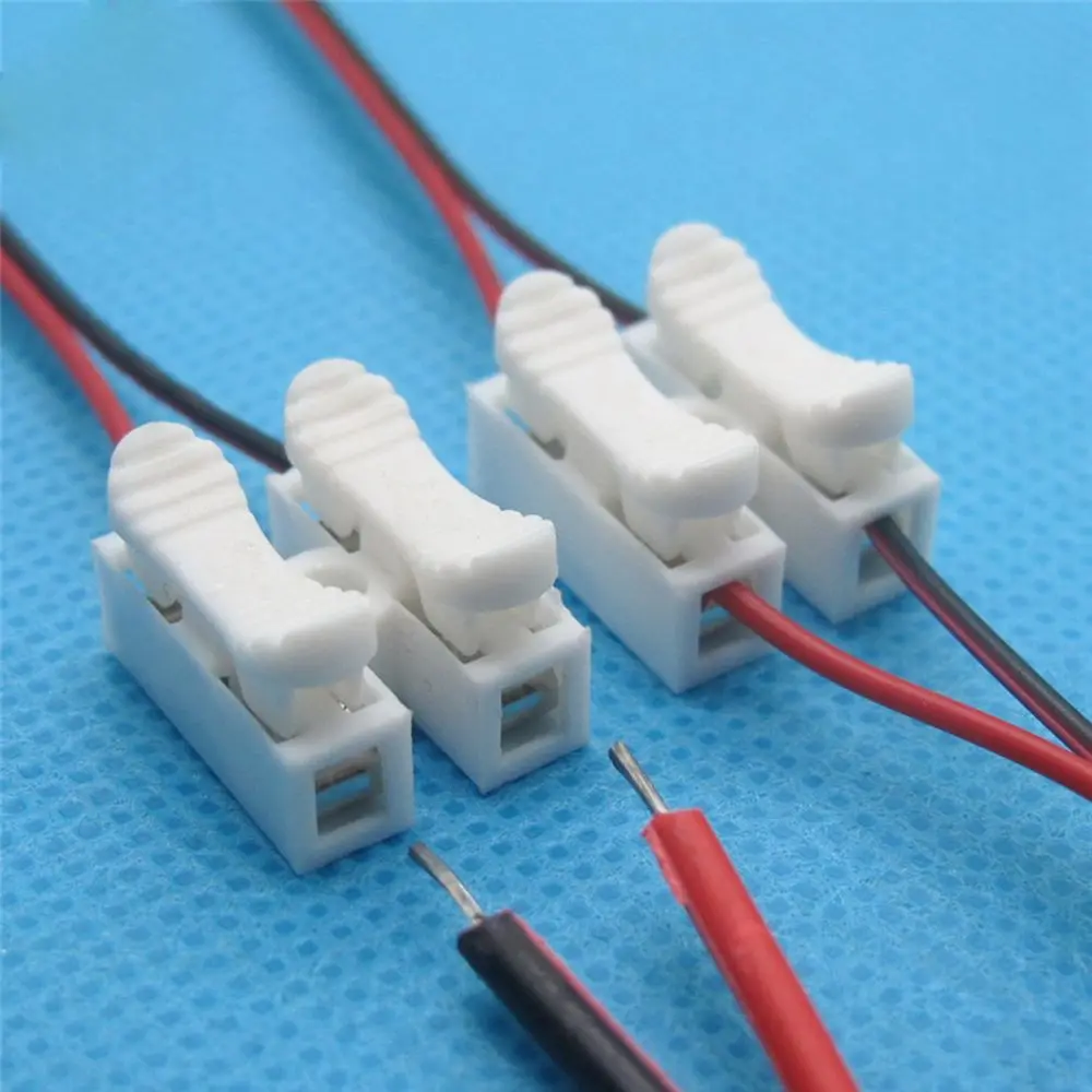 30pcs Useful Quick No Solding Welding Spring Clamp 2P Cable Wire Connector No Screw Terminal Block
30pcs Useful Quick No Solding Welding Spring Clamp 2P Cable Wire Connector No Screw Terminal Block