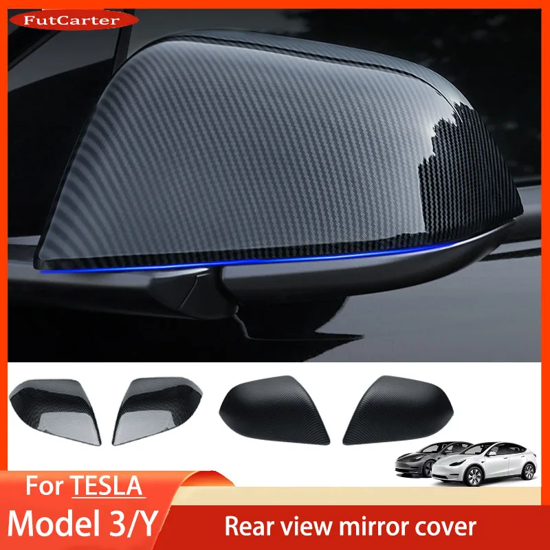 Suitable for Tesla Model 3/Y rearview mirror protective cover, reverse mirror protective cover, carbon fiber patterned shell
Suitable for Tesla Model 3/Y rearview mirror protective cover, reverse mirror protective cover, carbon fiber patterned shell