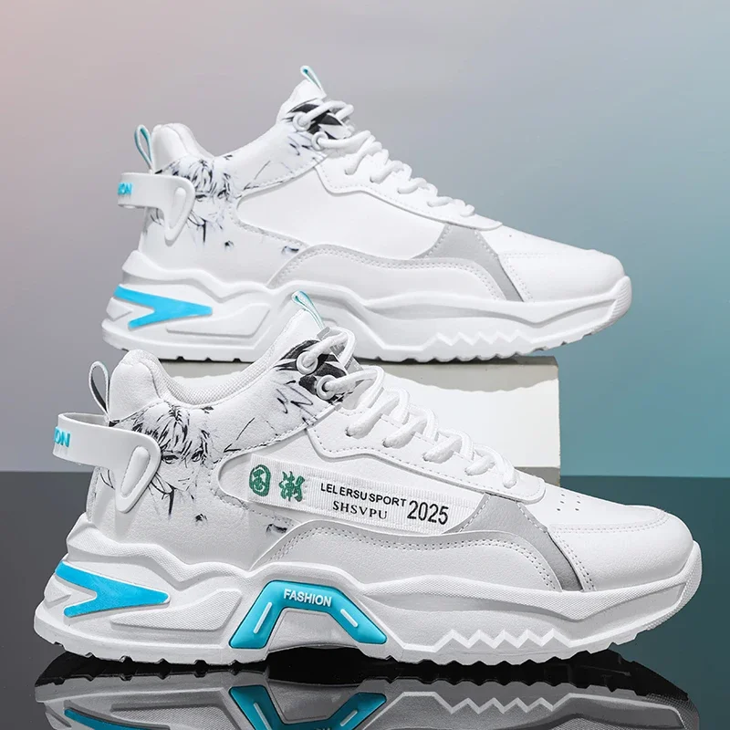 Men Trend Joker Small White Shoes Increase Leisure Running Tennis Zapatillas Autumn Men Sneakes New High-top Sports Shoe
Men Trend Joker Small White Shoes Increase Leisure Running Tennis Zapatillas Autumn Men Sneakes New High-top Sports Shoe