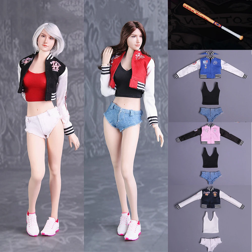 1/6 Scale Sexy Women's Baseball Uniform Shirt & Vest & Hot Pants Clown Baseball Bat Accessory Model for 12'' Action Figure Body
1/6 Scale Sexy Women's Baseball Uniform Shirt & Vest & Hot Pants Clown Baseball Bat Accessory Model for 12'' Action Figure Body