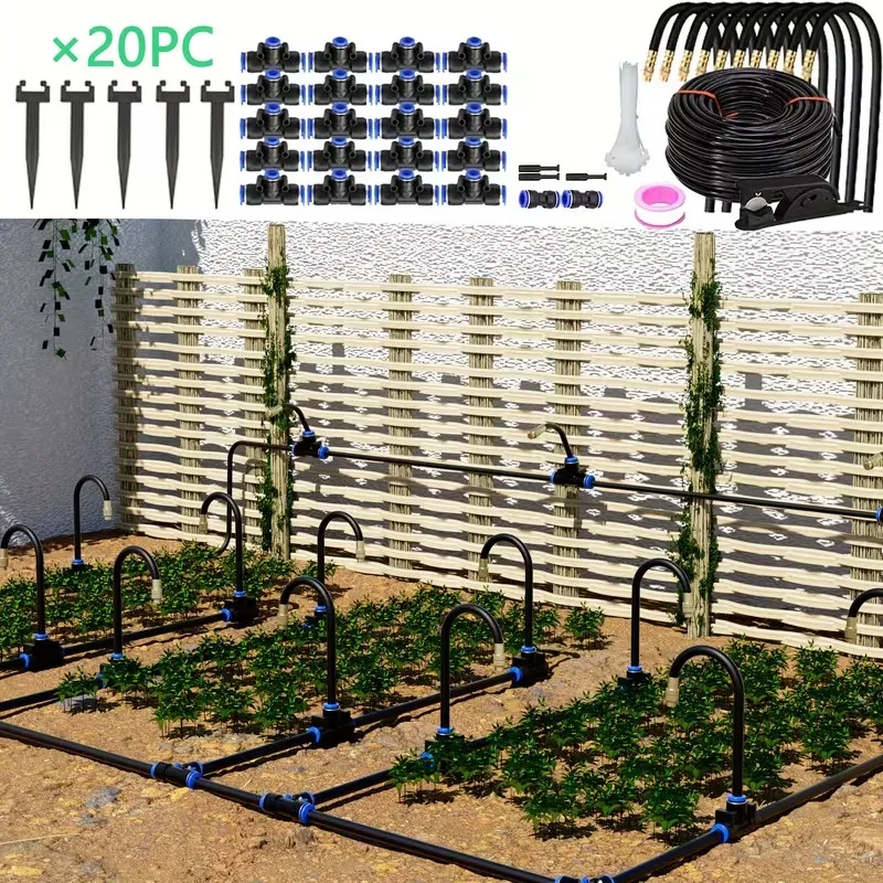 15/20/30m flexible bending universal spray set, with 8mm hose, for garden atomized irrigation system
15/20/30m flexible bending universal spray set, with 8mm hose, for garden atomized irrigation system