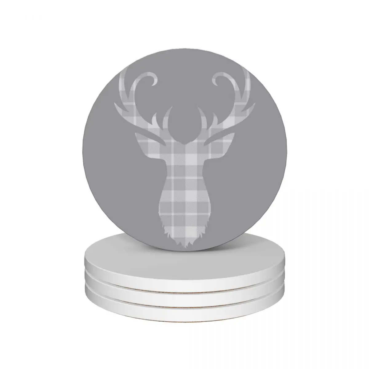 Grey Tartan Stag Head Ceramic Coasters (Set of 4) mug mat table decoration and accessories Coasters
Grey Tartan Stag Head Ceramic Coasters (Set of 4) mug mat table decoration and accessories Coasters