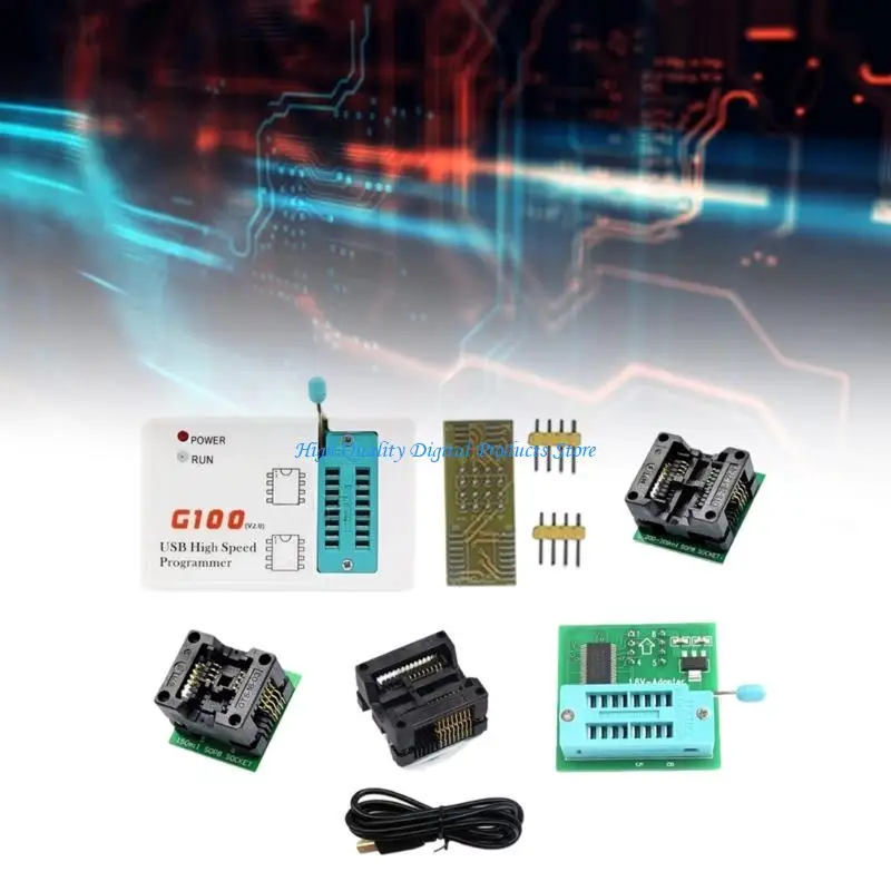 U2JE 72Hz G100 USB Programmer SPI FLASH/24/25/95 EEPROM Chip BIOS Reader Writer
U2JE 72Hz G100 USB Programmer SPI FLASH/24/25/95 EEPROM Chip BIOS Reader Writer