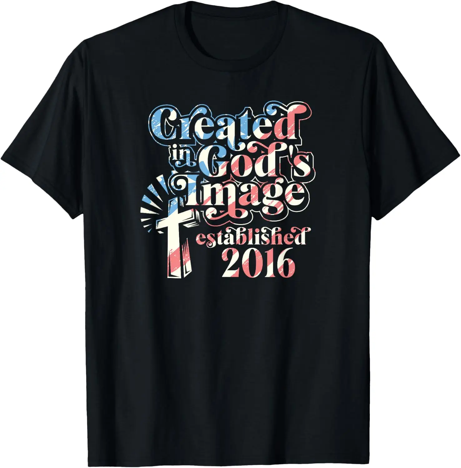 Created In Gods Image Established 2016 Christian American T-Shirt Women's and Men's Unique Prints, Comfortable, Soft, Holiday Gift, Personalized , Comedy, Women's and Men's
Created In Gods Image Established 2016 Christian American T-Shirt Women's and Men's Unique Prints, Comfortable, Soft, Holiday Gift, Personalized , Comedy, Women's and Men's