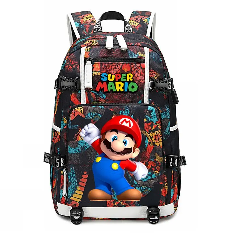 Super Mario game merchandise anime cartoon primary and secondary school backpack creative computer storage travel rucksack gift
Super Mario game merchandise anime cartoon primary and secondary school backpack creative computer storage travel rucksack gift