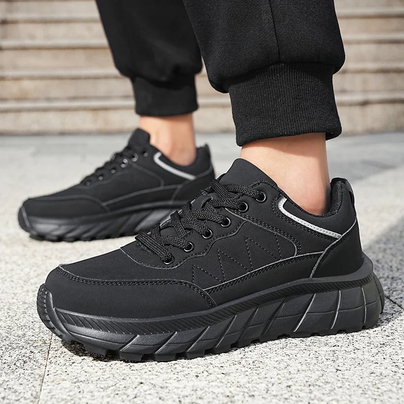 Size 48 Mens Shoes Platform Sneakers Men Thick Soled Casual Shoes for Men Cushioning Sneakers Waterproof Walking Leather Shoes
Size 48 Mens Shoes Platform Sneakers Men Thick Soled Casual Shoes for Men Cushioning Sneakers Waterproof Walking Leather Shoes