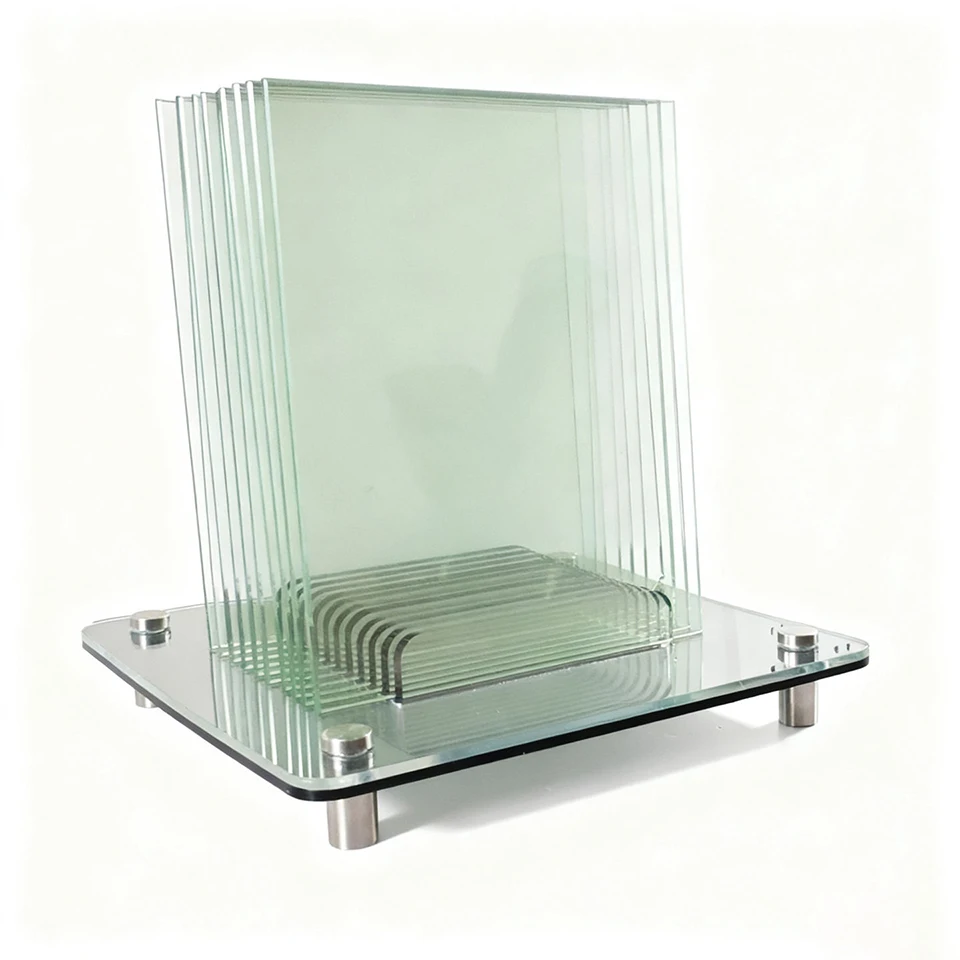 10-Slot Car Window Film Sample Display & Storage Rack, Glass Panel Holder for Heat Rejection Comparison Test, Demo Stand ST-B3
10-Slot Car Window Film Sample Display & Storage Rack, Glass Panel Holder for Heat Rejection Comparison Test, Demo Stand ST-B3