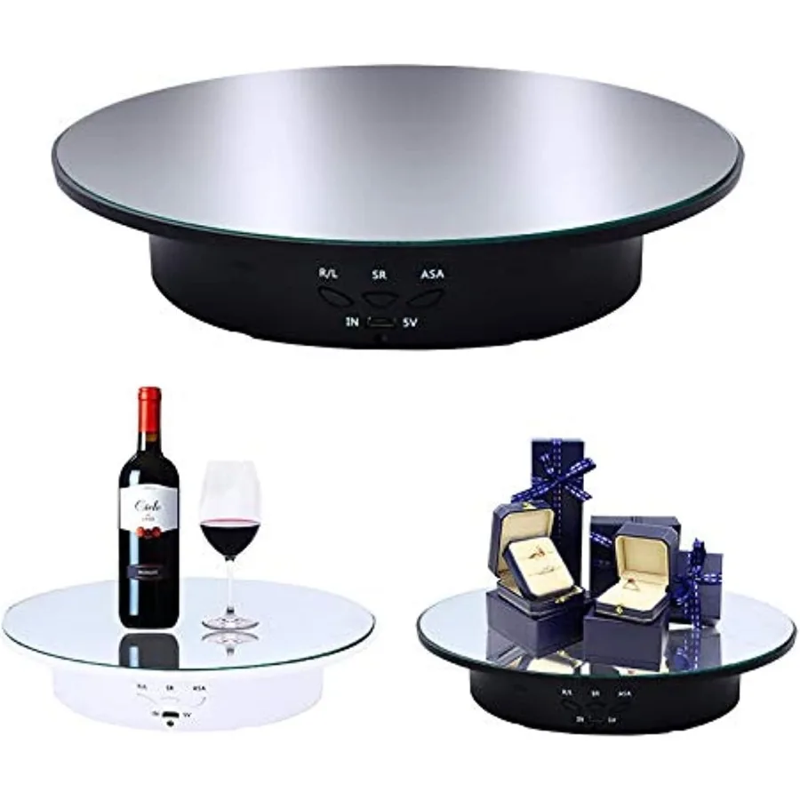 JAYEGT Motorized Rotating Display Stand 7.87inch 17.6lbs Load 360 Degree Electric Rotating Turntable for Photography Products J
JAYEGT Motorized Rotating Display Stand 7.87inch 17.6lbs Load 360 Degree Electric Rotating Turntable for Photography Products J