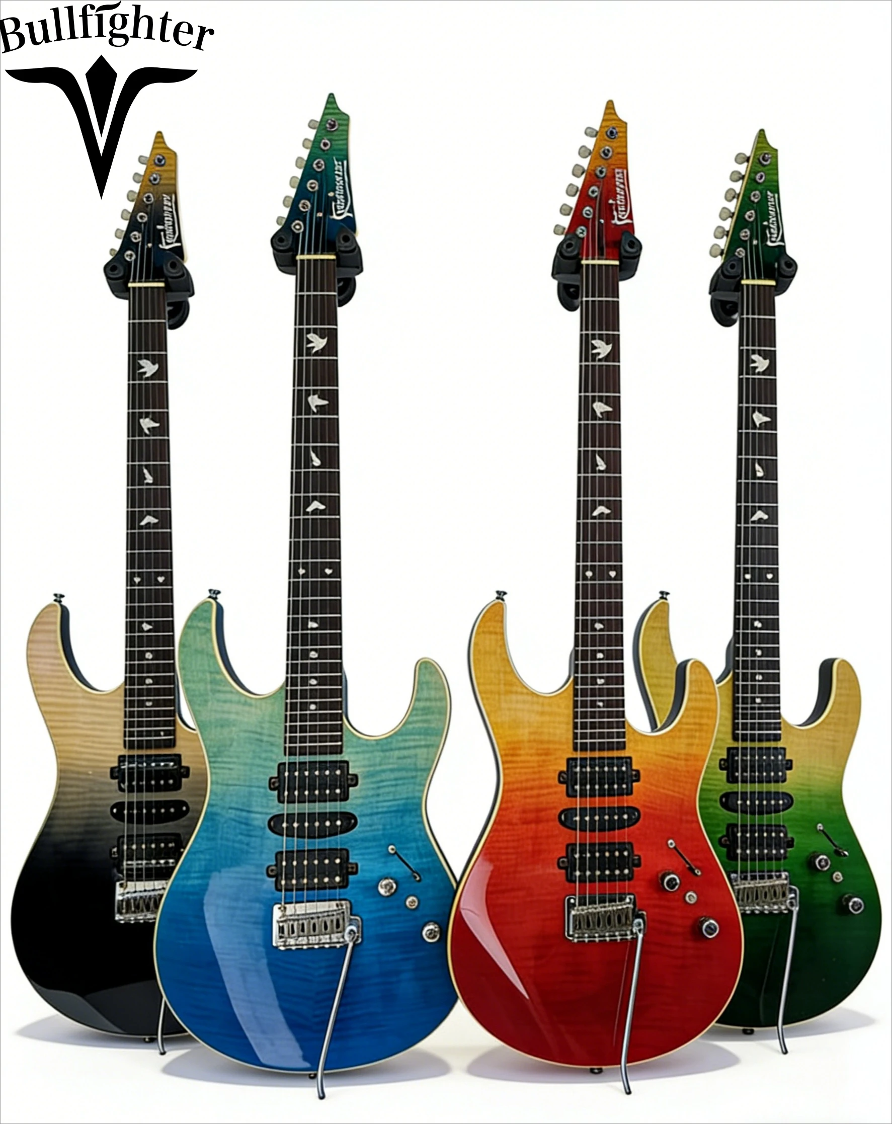 Bullfighter D-240 Premium Electric Guitar: A professional-grade instrument crafted for live performances and studio recording.
Bullfighter D-240 Premium Electric Guitar: A professional-grade instrument crafted for live performances and studio recording.