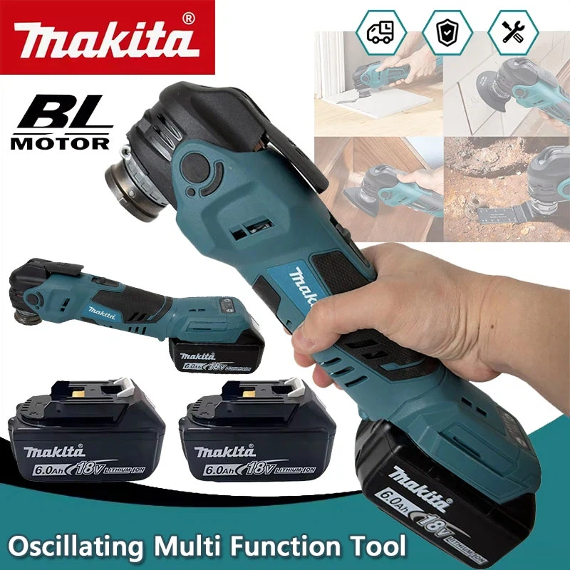 Makita Brushless Oscillating Multi Function Tool Electric Saw With Trimmer/Shovel/Cutting Woodworking Tool 18V Battery
Makita Brushless Oscillating Multi Function Tool Electric Saw With Trimmer/Shovel/Cutting Woodworking Tool 18V Battery