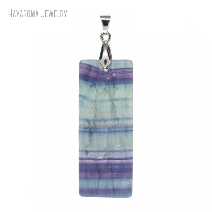 10Pcs Geometric Rectangle Jewelry Semi-precious Stone Rainbow Fluorite Silver Color Wholesale Pendant
10Pcs Geometric Rectangle Jewelry Semi-precious Stone Rainbow Fluorite Silver Color Wholesale Pendant