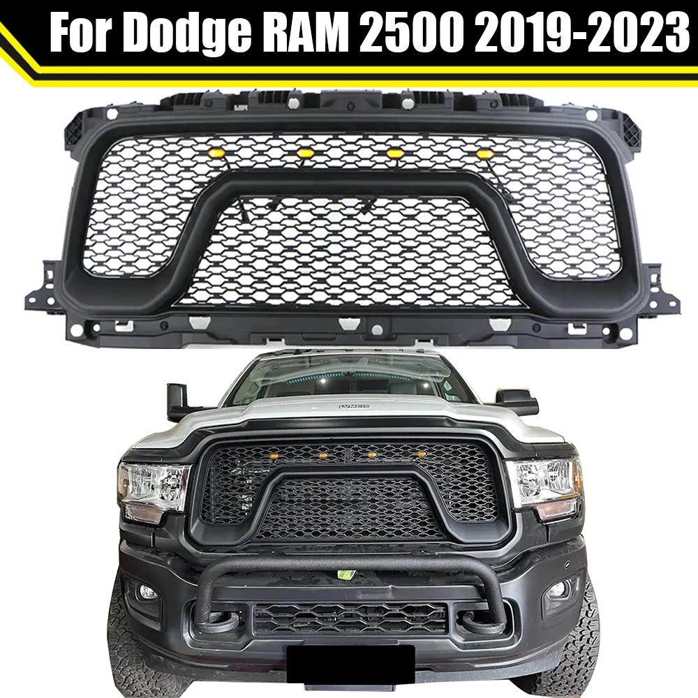Car Exterior Accessories Racing Grills Honeycomb Style Grille With Light For Dodge RAM 2500 2019-2023 Front Bumper Grilles Grill
Car Exterior Accessories Racing Grills Honeycomb Style Grille With Light For Dodge RAM 2500 2019-2023 Front Bumper Grilles Grill