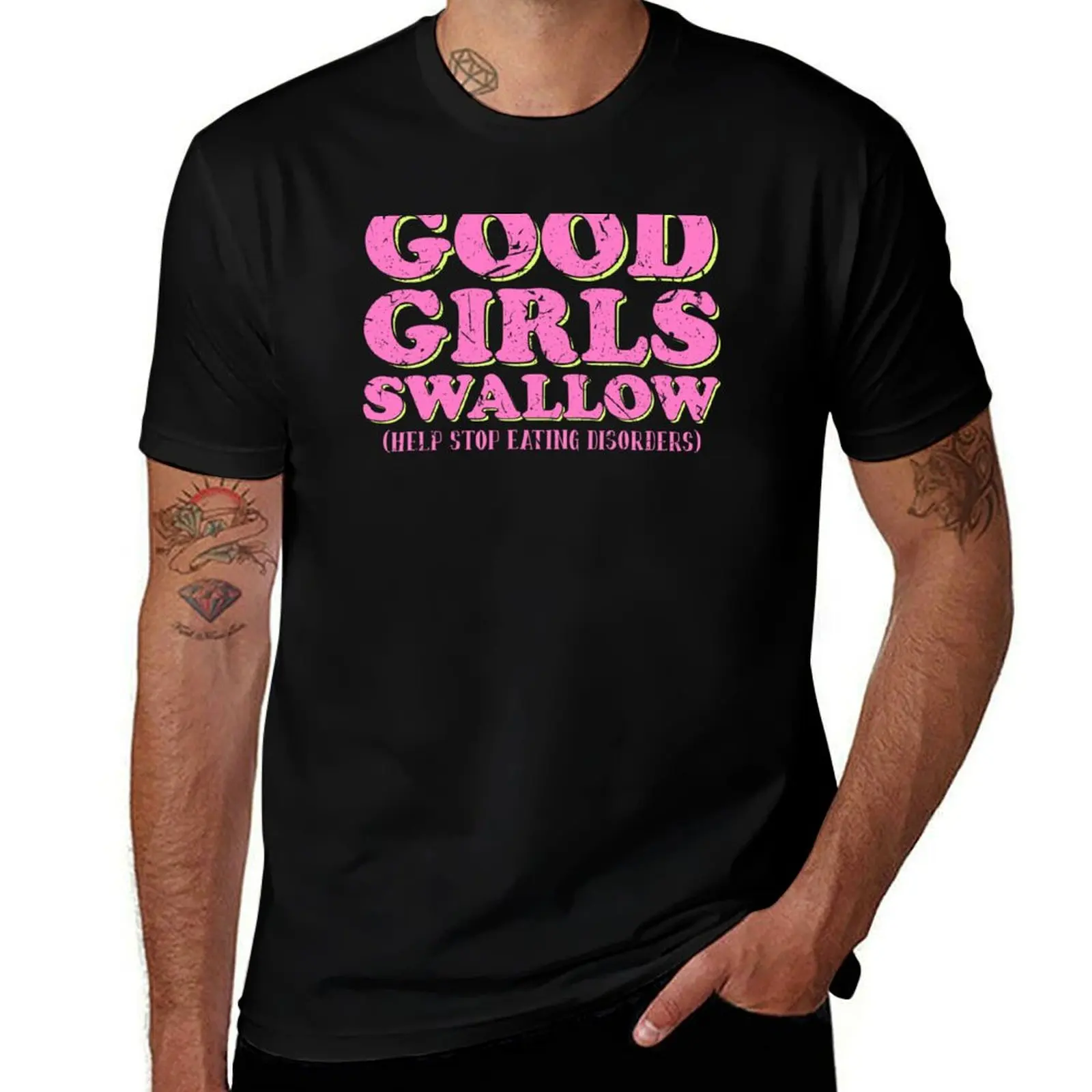 Good Girls Swallow Eating Disorder Awareness ED Bulimia T-Shirt t shirts for man slim fit printed t shirts for man T-shirt
Good Girls Swallow Eating Disorder Awareness ED Bulimia T-Shirt t shirts for man slim fit printed t shirts for man T-shirt