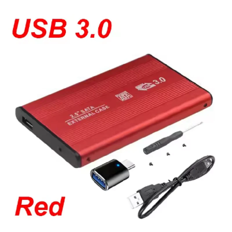 2.5-inch Aluminum Alloy USB 3.0 2.0 Mobile Hard Drive Case HDD External Box SSD Notebook Hard Drive Case For Computer
2.5-inch Aluminum Alloy USB 3.0 2.0 Mobile Hard Drive Case HDD External Box SSD Notebook Hard Drive Case For Computer