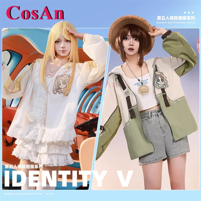 Костюмы для косплея CosAn Game Identity V Memory/Alice Deross/Gardener/Emma Woods, летняя серия с защитой от солнца, куртка с защитой от ультрафиолета
Костюмы для косплея CosAn Game Identity V Memory/Alice Deross/Gardener/Emma Woods, летняя серия с защитой от солнца, куртка с защитой от ультрафиолета