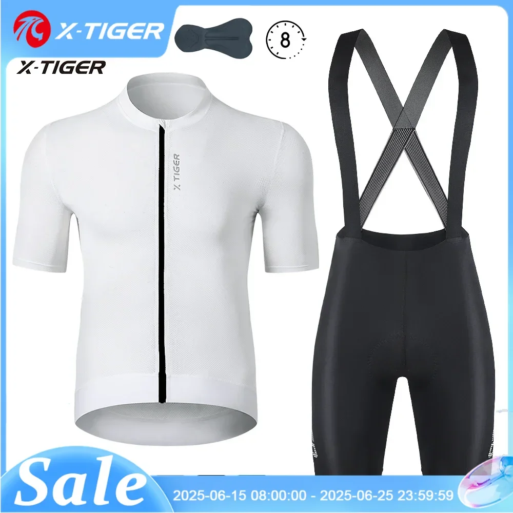 Комплект одежды для велоспорта X-TIGER мужской, Джерси для взрослых, дышащая рубашка для велоспорта, летние спортивные шорты
Комплект одежды для велоспорта X-TIGER мужской, Джерси для взрослых, дышащая рубашка для велоспорта, летние спортивные шорты