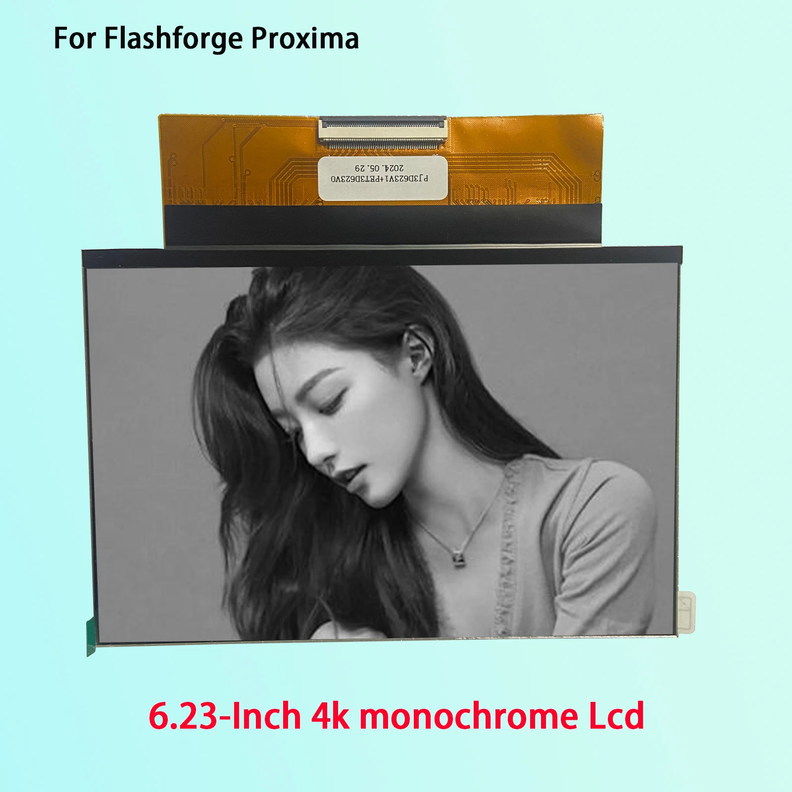 proxima6-inch 4K blackwhite screen curing lcd Flashforge voxelab of 3d printer exposure display machine replacement parts
proxima6-inch 4K blackwhite screen curing lcd Flashforge voxelab of 3d printer exposure display machine replacement parts