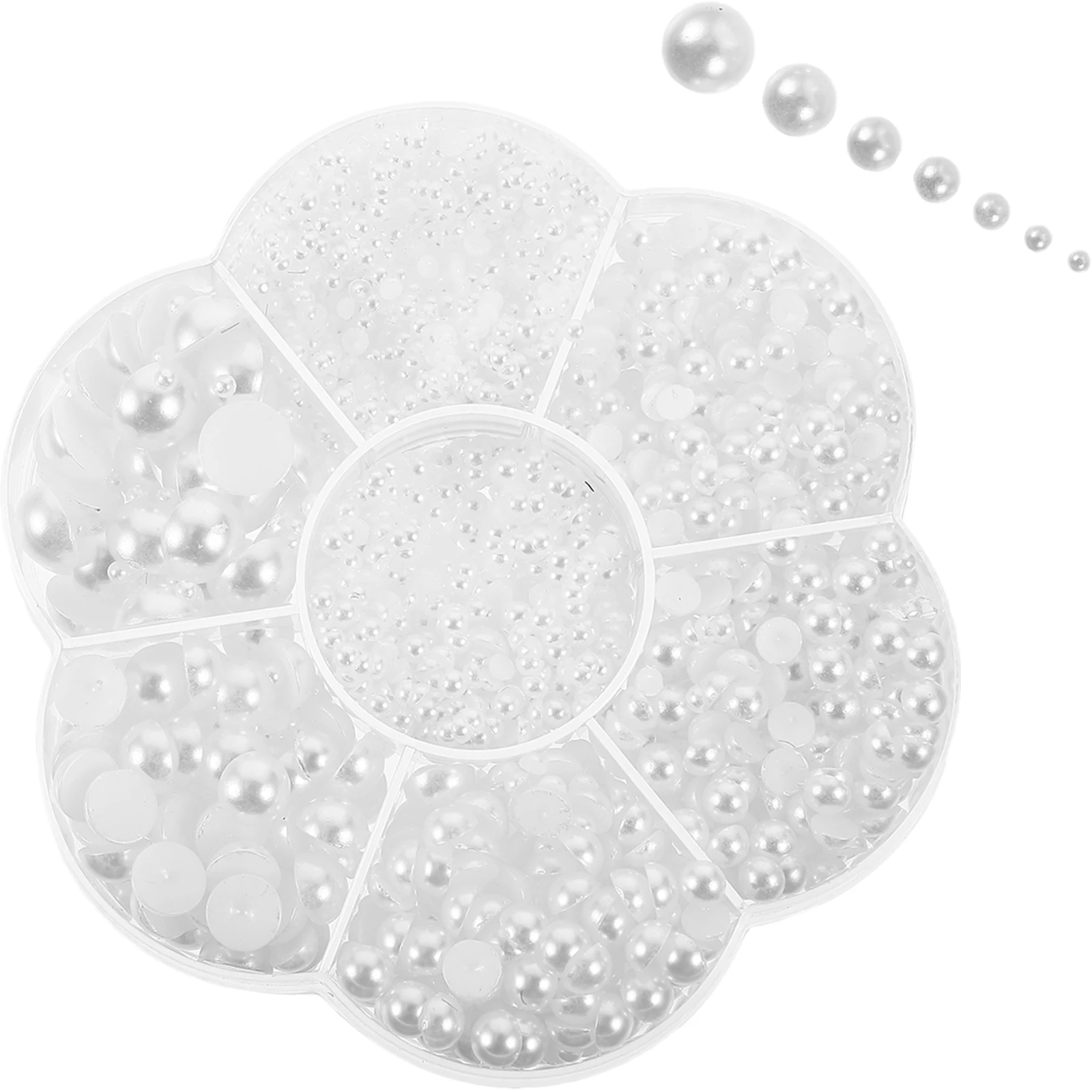 Pearl Decorations DIY Delicate Nail Pearls Flat Bottom Half Round ABS Craft Pearls for Nail Jewelry Accessories
Pearl Decorations DIY Delicate Nail Pearls Flat Bottom Half Round ABS Craft Pearls for Nail Jewelry Accessories