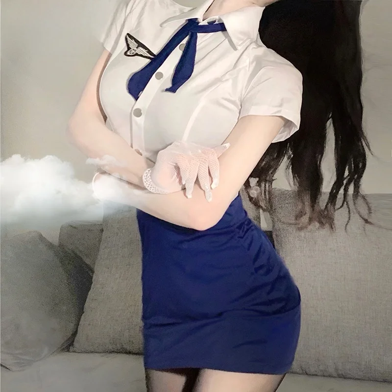 Костюм стюардессы Ele Air для ночных клубов, летних выступлений, сценический наряд, комплект для косплея, высококачественный
Костюм стюардессы Ele Air для ночных клубов, летних выступлений, сценический наряд, комплект для косплея, высококачественный