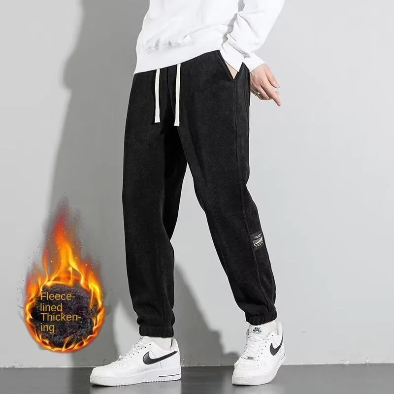 New casual and versatile plus size men's pants for autumn and winter, American fashion sports pants with wide legs and a sense o
New casual and versatile plus size men's pants for autumn and winter, American fashion sports pants with wide legs and a sense o