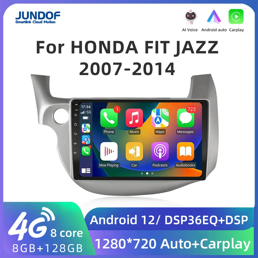 Автомагнитола Jundof, 2 din, Android 11, для HONDA FIT JAZZ 2007-2013, мультимедийный видеоплеер, зеркальное соединение, Раздельный экран, головное устройство
Автомагнитола Jundof, 2 din, Android 11, для HONDA FIT JAZZ 2007-2013, мультимедийный видеоплеер, зеркальное соединение, Раздельный экран, головное устройство