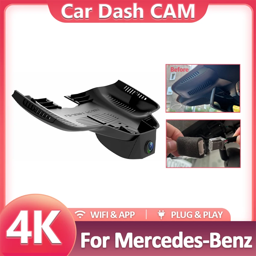 Car Video Recorder Night Vision UHD 4K 2160P DVR Dash Cam for Mercedes Benz MB E Class W213 S213 CLS C257 AMG GT C190 Dashcam
Car Video Recorder Night Vision UHD 4K 2160P DVR Dash Cam for Mercedes Benz MB E Class W213 S213 CLS C257 AMG GT C190 Dashcam
