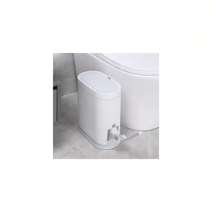 Automatic Bathroom Trash Can With Lid 2.5 Gallon Waterproof Motion Sensor Wastebasket For Bedroom Office White
Automatic Bathroom Trash Can With Lid 2.5 Gallon Waterproof Motion Sensor Wastebasket For Bedroom Office White