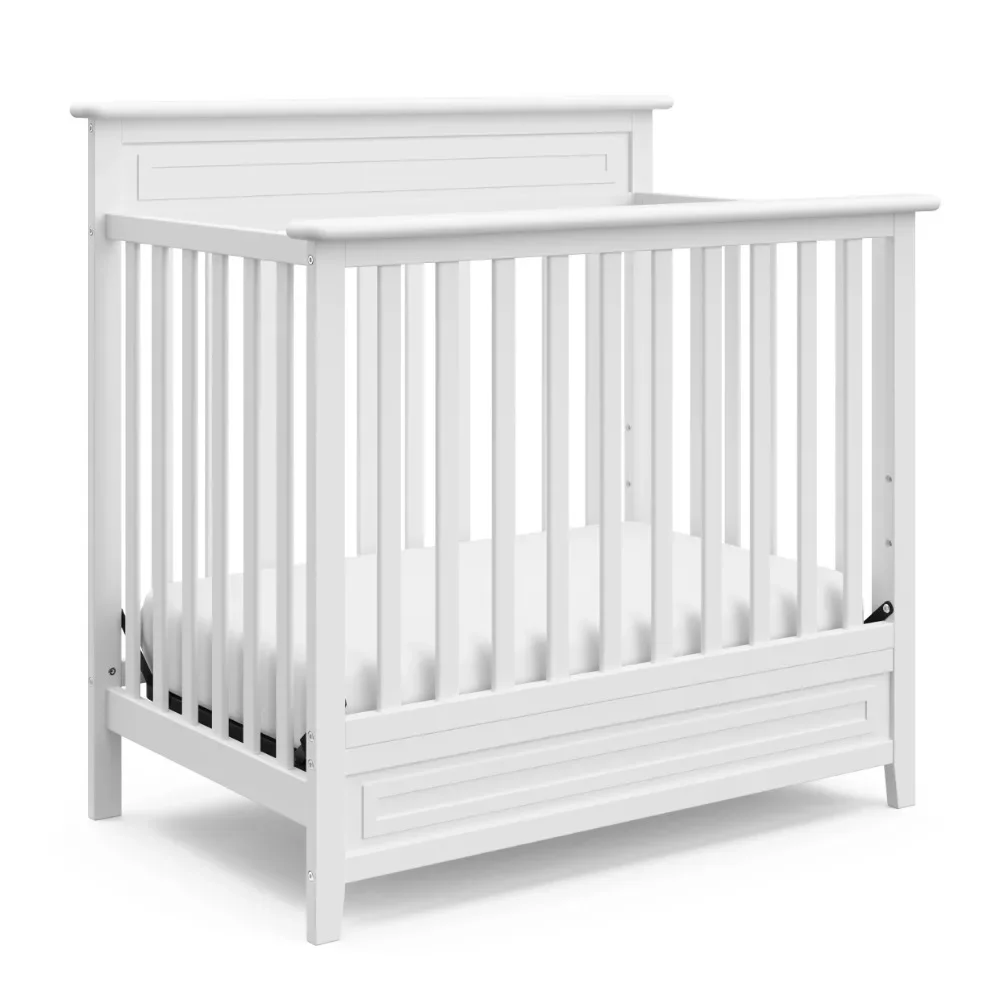 Mini 4-in-1 Convertible Baby Crib with Mini Crib Mattress, 4 DIFFERENT MATTRESS HEIGHT OPTIONS
Mini 4-in-1 Convertible Baby Crib with Mini Crib Mattress, 4 DIFFERENT MATTRESS HEIGHT OPTIONS
