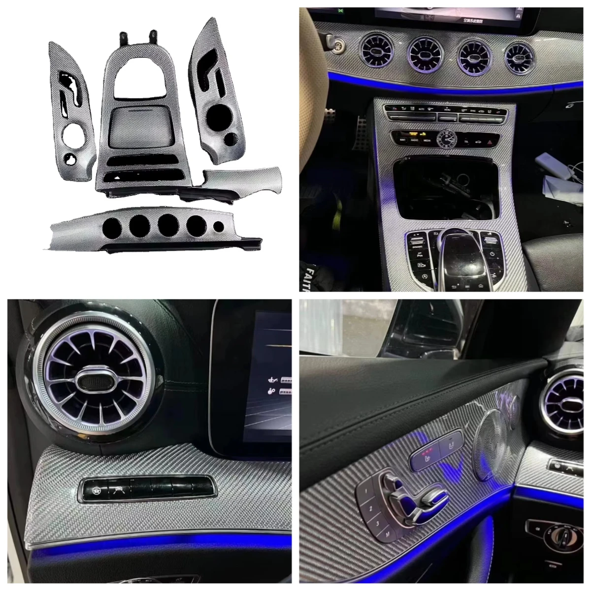 Carbon Fiber Interior Trim Kit Compatible with GT/S/G/GL Series W217 W222 W223 W463 W464 W167
Carbon Fiber Interior Trim Kit Compatible with GT/S/G/GL Series W217 W222 W223 W463 W464 W167
