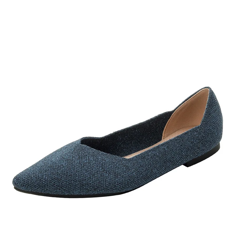 Ladies' flat shoes, casual single shoes
Ladies' flat shoes, casual single shoes