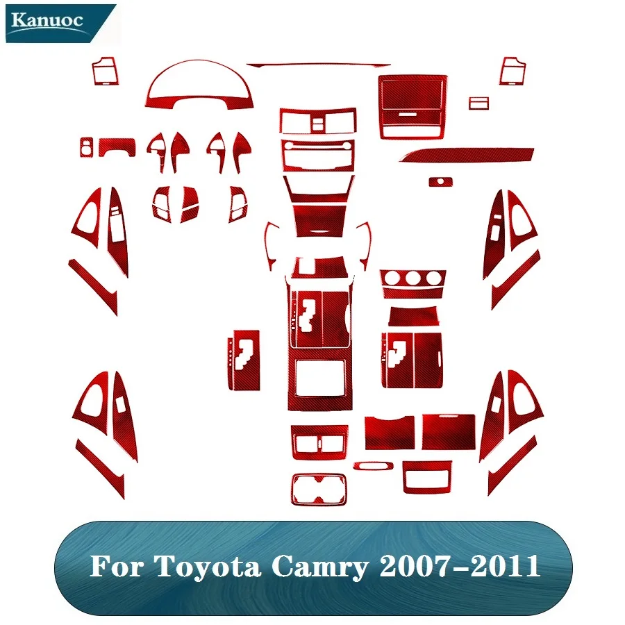 Interior Parts Red Carbon Fiber Stickers For Toyota Camry 2007 2008 2009 2010 2011 Car Interior Decorative Accessories
Interior Parts Red Carbon Fiber Stickers For Toyota Camry 2007 2008 2009 2010 2011 Car Interior Decorative Accessories