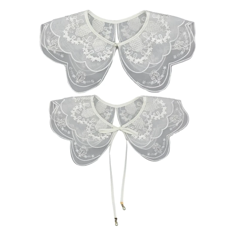 2 Pcs Detachable False Collar Girls Clothes Accessiory Matching with Shirt or Dress for Lady Girl Half Shirt Collar
2 Pcs Detachable False Collar Girls Clothes Accessiory Matching with Shirt or Dress for Lady Girl Half Shirt Collar