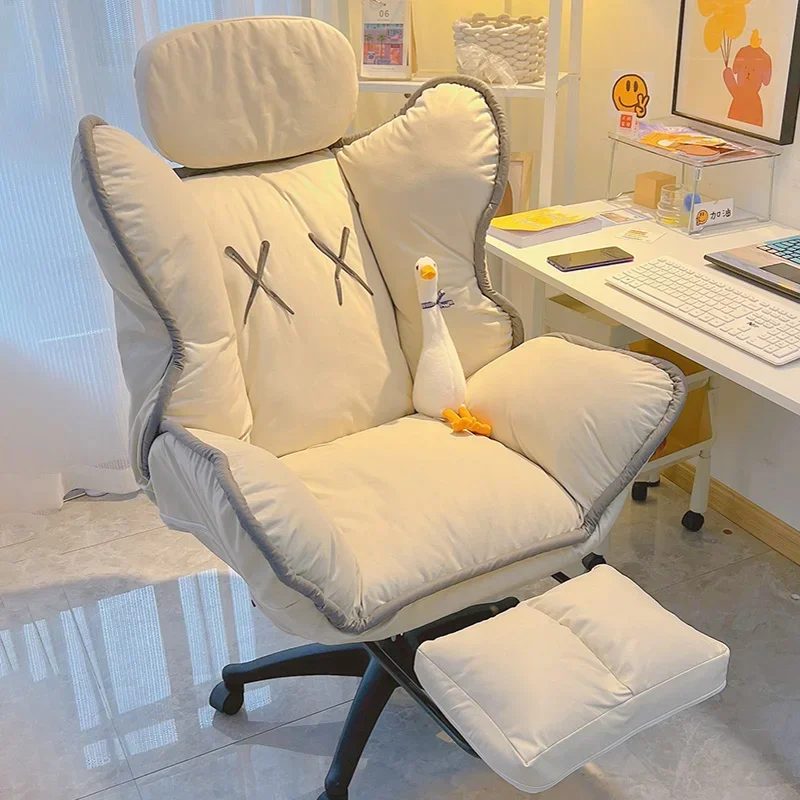 Footrest Ergonomic Office Chair Wheels Extension Luxury Swivel Office Chair Kawaii Comfy Cute Furniture
Footrest Ergonomic Office Chair Wheels Extension Luxury Swivel Office Chair Kawaii Comfy Cute Furniture
