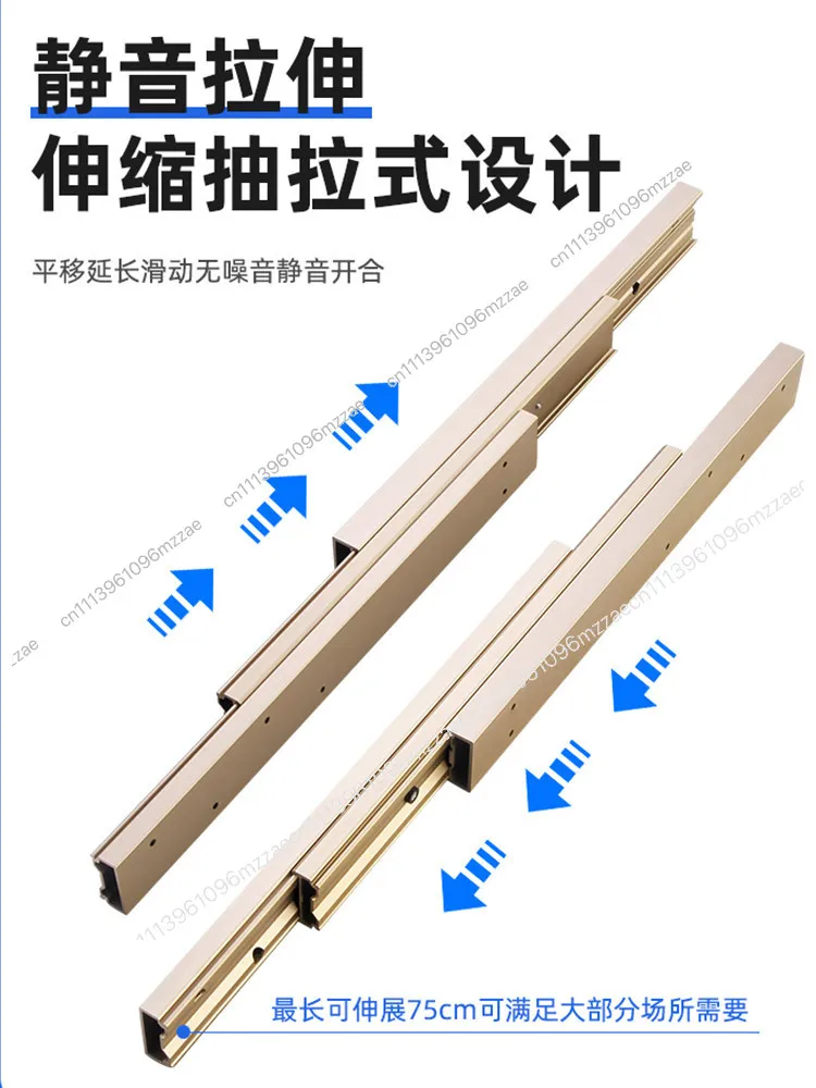 Telescopic Pull out Slide Rail for Kitchen Island Drawer Cabinet Countertop Extension Hardware
Telescopic Pull out Slide Rail for Kitchen Island Drawer Cabinet Countertop Extension Hardware