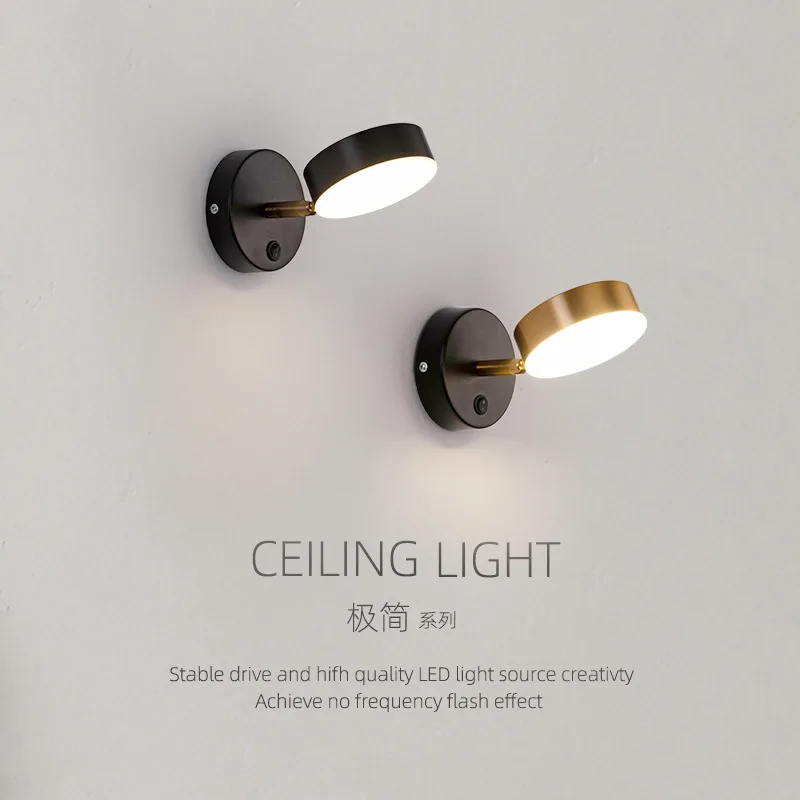 Indoor Simple Wall Lamp Bedroom Bedside Reading Lamp Spotlight Modern Creative Aisle Corridor Lamp Bathroom Mirror Front Lamp
Indoor Simple Wall Lamp Bedroom Bedside Reading Lamp Spotlight Modern Creative Aisle Corridor Lamp Bathroom Mirror Front Lamp