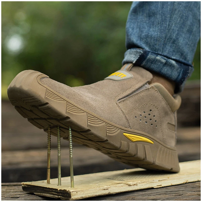 men casual breathable steel toe covers working safety boots cow suede leather welding shoes worker security ankle botas protect
men casual breathable steel toe covers working safety boots cow suede leather welding shoes worker security ankle botas protect
