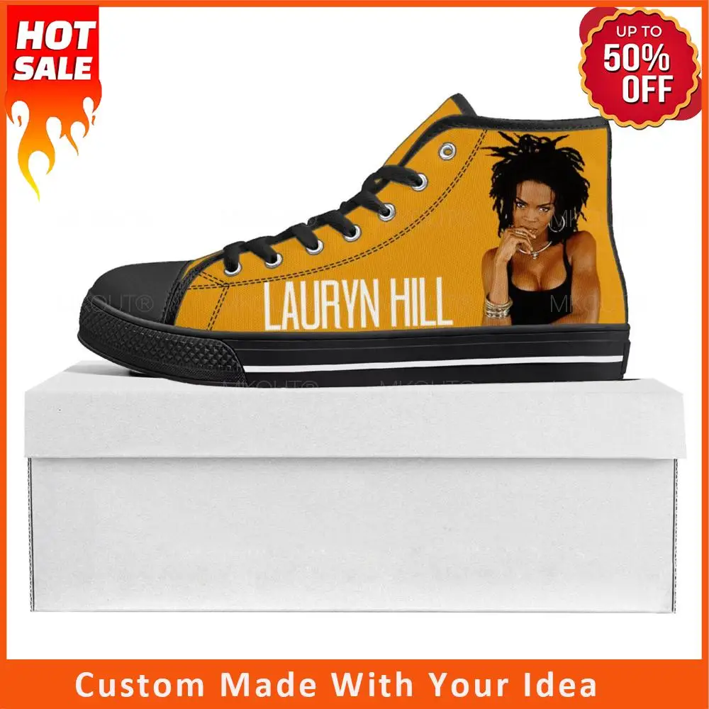 Высококачественные кроссовки Lauryn Hill Rapper Pop, мужские и женские холщовые кроссовки для подростков, повседневная обувь для пар, черные, на заказ
Высококачественные кроссовки Lauryn Hill Rapper Pop, мужские и женские холщовые кроссовки для подростков, повседневная обувь для пар, черные, на заказ