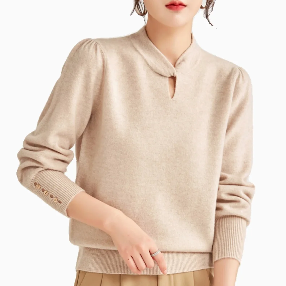 Pure Wool Sweater Women's Faionable Base Layer Camere irt Warm Soft Long Sve Regular Fit Color Commute Sle
Pure Wool Sweater Women's Faionable Base Layer Camere irt Warm Soft Long Sve Regular Fit Color Commute Sle