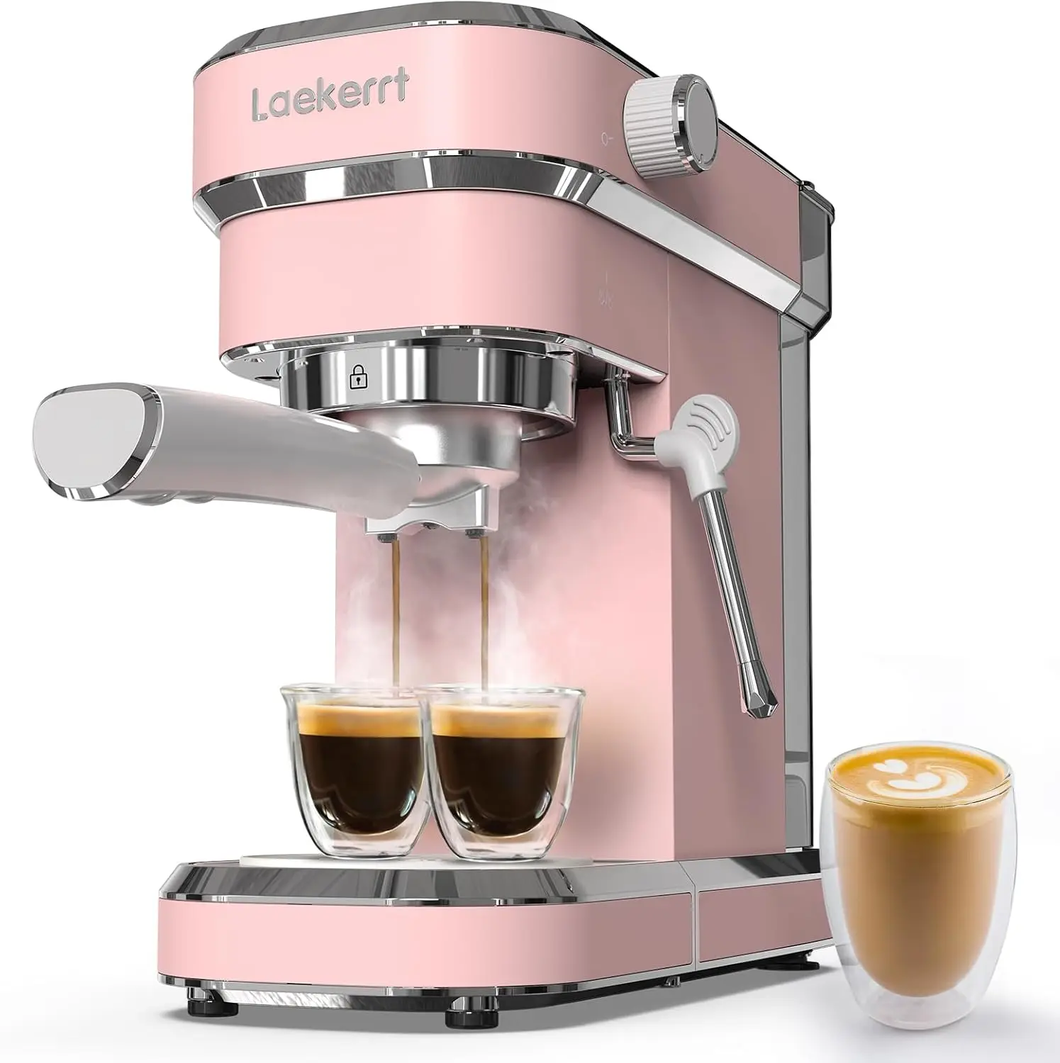 Professional Espresso Machine 20 Bar, Espresso Maker with Milk Frother Steam Wand, Stainless Steel
Professional Espresso Machine 20 Bar, Espresso Maker with Milk Frother Steam Wand, Stainless Steel