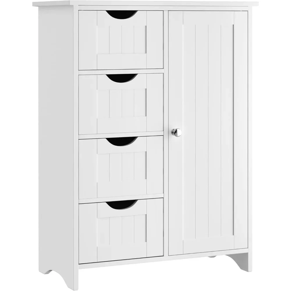 Bathroom Cabinets.Bathroom Storage Cabinet, Floor Cabinet with 4 Drawers and 1Adjustable Shelf,Storage Oragnizer for Living Room
Bathroom Cabinets.Bathroom Storage Cabinet, Floor Cabinet with 4 Drawers and 1Adjustable Shelf,Storage Oragnizer for Living Room