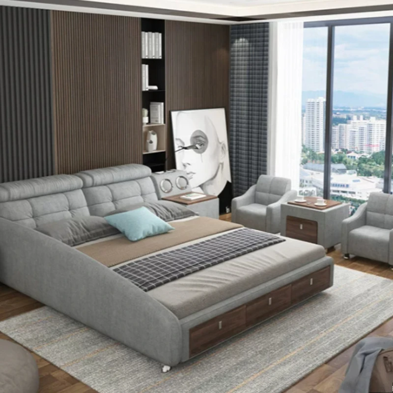 180x200 Cm Bedroom Bed Double King Size Floor Drawer Bed Storage Modern Muebles Para Dormitorio Italian Furniture Luxury
180x200 Cm Bedroom Bed Double King Size Floor Drawer Bed Storage Modern Muebles Para Dormitorio Italian Furniture Luxury