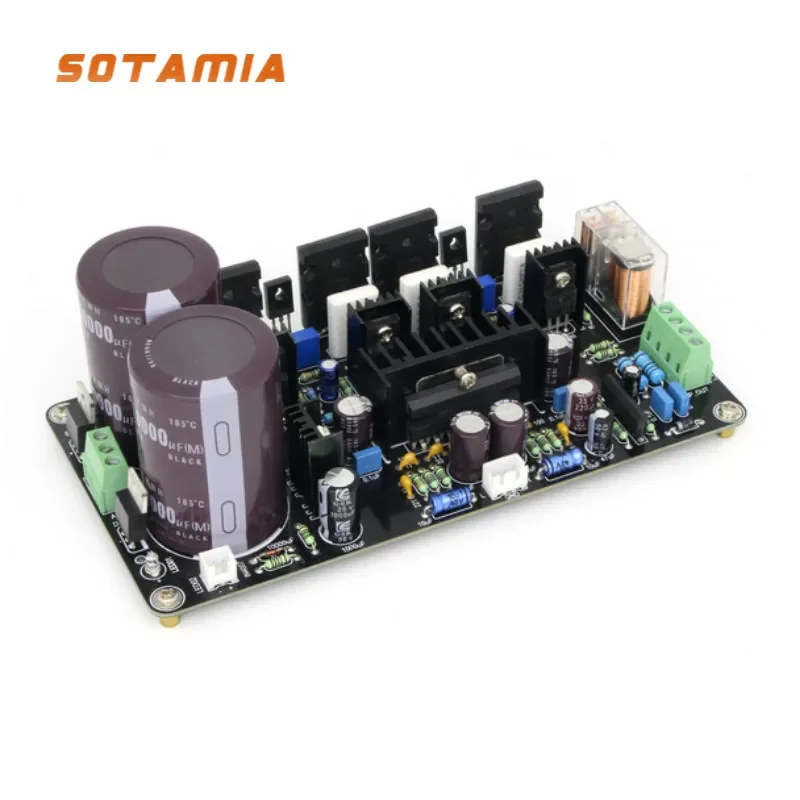 SOTAMIA Power Amplifier Audio Board 125Wx2 A1943 C5200 Sound Amplifier Stereo Amp With UPC1237 Speaker Protection Home Theater
SOTAMIA Power Amplifier Audio Board 125Wx2 A1943 C5200 Sound Amplifier Stereo Amp With UPC1237 Speaker Protection Home Theater