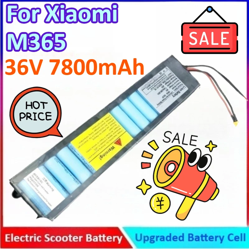 New 36V 7800mAh Electric Scooter Rechargeable General-purpose Battery for Xiaomi M365 Electric Scooter
New 36V 7800mAh Electric Scooter Rechargeable General-purpose Battery for Xiaomi M365 Electric Scooter