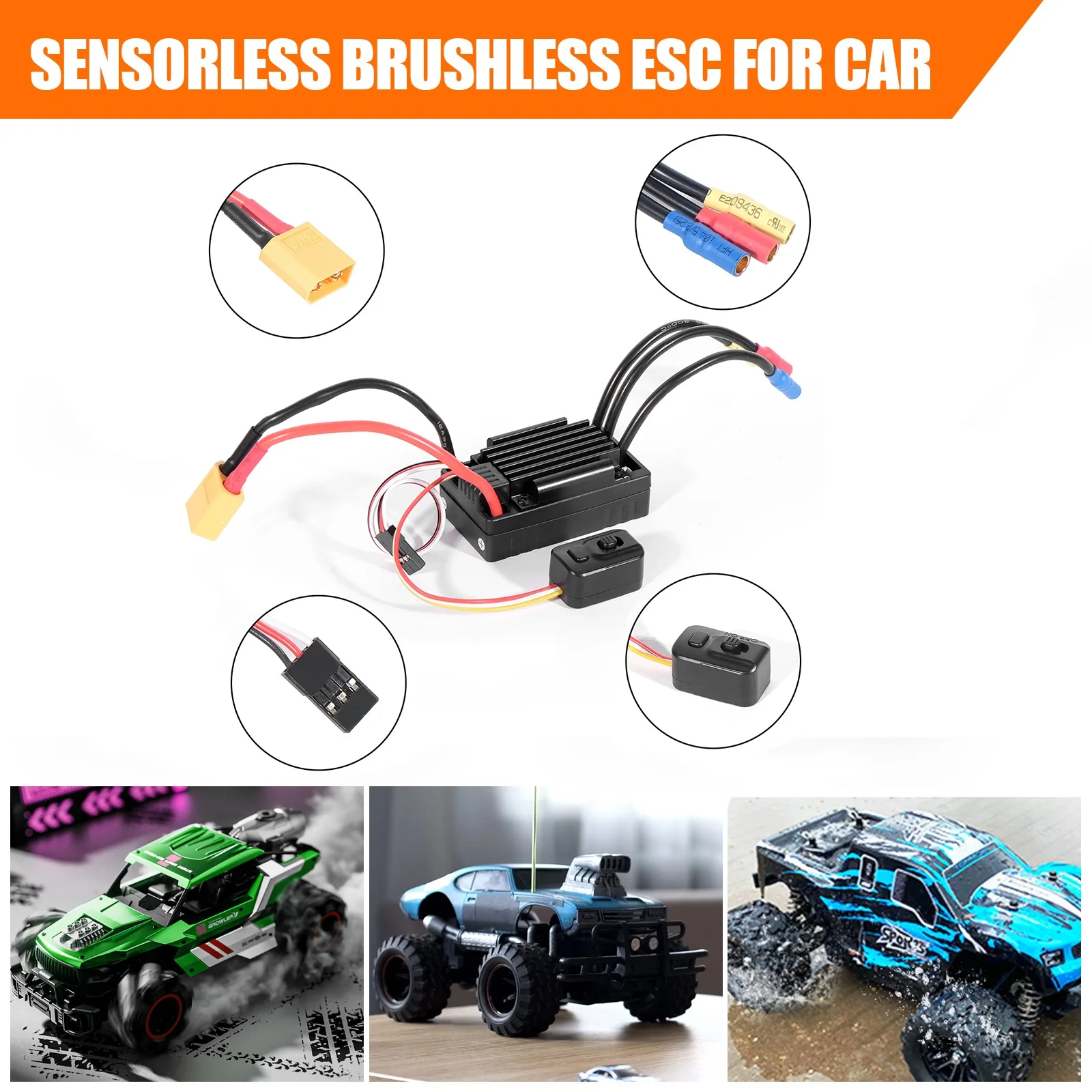 1 шт. 2-3S ESC 35A БЕСЩЕТОЧНЫЙ ESC без ДАТЧИКА ДЛЯ 1/18 радиоуправляемого автомобиля Бордорожный внедорожный багги Monster
1 шт. 2-3S ESC 35A БЕСЩЕТОЧНЫЙ ESC без ДАТЧИКА ДЛЯ 1/18 радиоуправляемого автомобиля Бордорожный внедорожный багги Monster