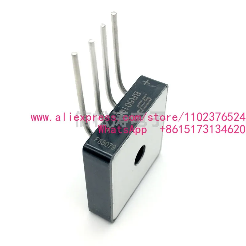 50pcs New BR5010L rectifier bridge 50A/1000V single row 4 feet BR3510L 30A large chip welding machine bridge stack
50pcs New BR5010L rectifier bridge 50A/1000V single row 4 feet BR3510L 30A large chip welding machine bridge stack