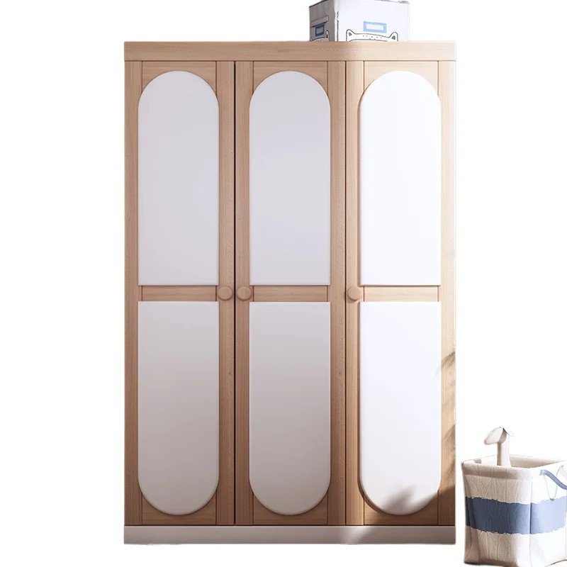 All solid wood simple modern children's wardrobe wooden household bedroom small apartment locker two doors three doors large
All solid wood simple modern children's wardrobe wooden household bedroom small apartment locker two doors three doors large